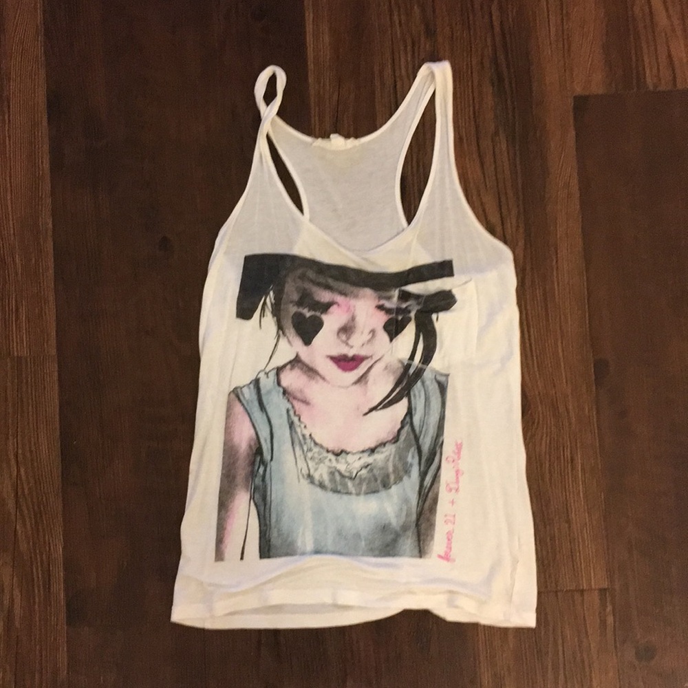 Racer back tank top